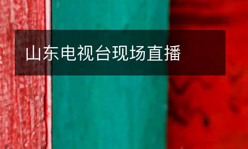 山東電視臺現場直播